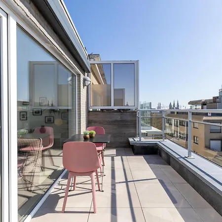 Penthouse Bij Leopoldpark 奥斯滕德