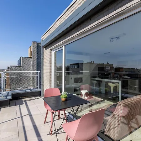 公寓 Penthouse Bij Leopoldpark